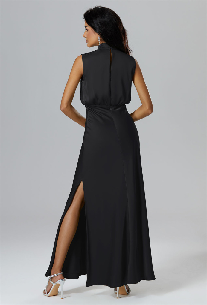 AW Maryjo Black Metallic  Fall Wedding Guest Dresses